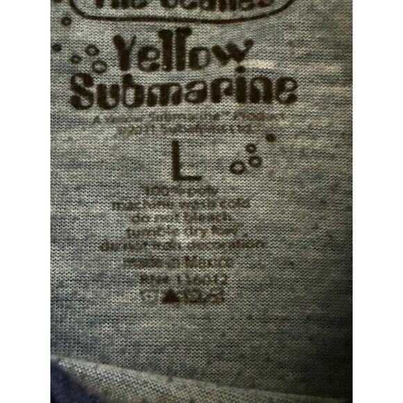 RARE Vintage Y2K The Beatles Yellow Submarine Blue Graphic T-Shirt Collectible - Picture 8 of 9